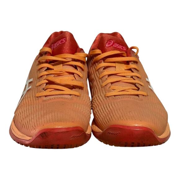 Asics Solution Speed FF Women's Tennis Shoes Size 7.5 Coral Peach 1042A002 - Picture 2 of 8